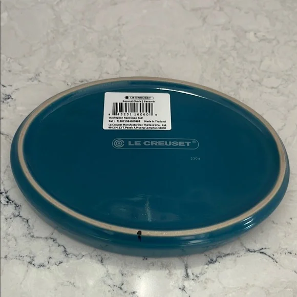 Le Creuset deep teal*HTF* spoon rest - Picture 2 of 3